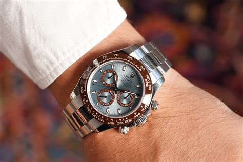 rolex daytona half gold review|Rolex platinum daytona 116506.